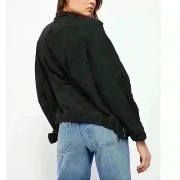 Free People Jayde Safari bomber linen jacket - Picture 6 of 8